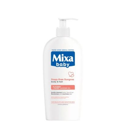 Mixa Baby Бебешки гел за тяло и коса без сапун 400 мл
