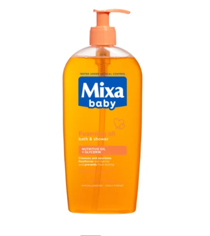 Mixa Baby Бебешка гел-пяна с масла за вана и душ 400 мл
