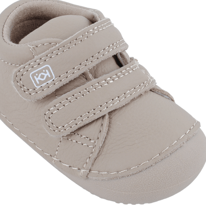 Кожена буйка Barefoot лешниково бежово КК