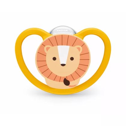 NUK биберон залъгалка силикон 6-18 мес. 1бр Space + box