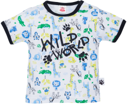 Тениска за момче Wild World